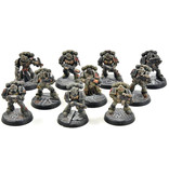 Games Workshop SALAMANDERS 10 Tactical Marines #3 WELL PAINTED Warhammer 40K