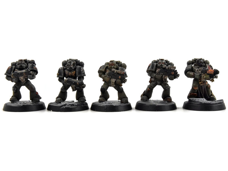 Games Workshop SALAMANDERS 10 Tactical Marines #3 WELL PAINTED Warhammer 40K