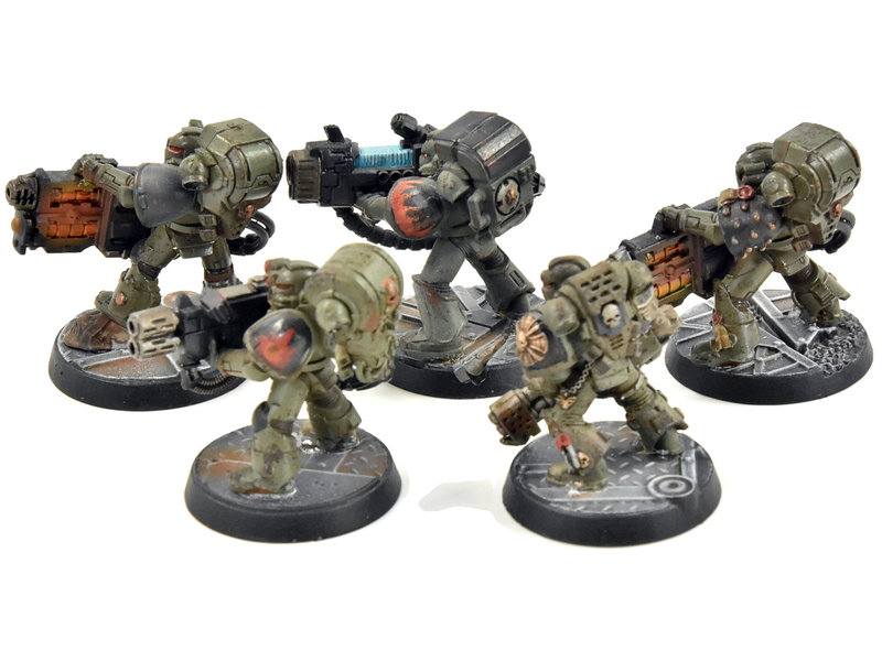 Games Workshop SALAMANDERS 5 Devastators #2 WELL PAINTED Warhammer 40K