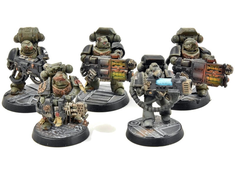 Games Workshop SALAMANDERS 5 Devastators #3 WELL PAINTED Warhammer 40K