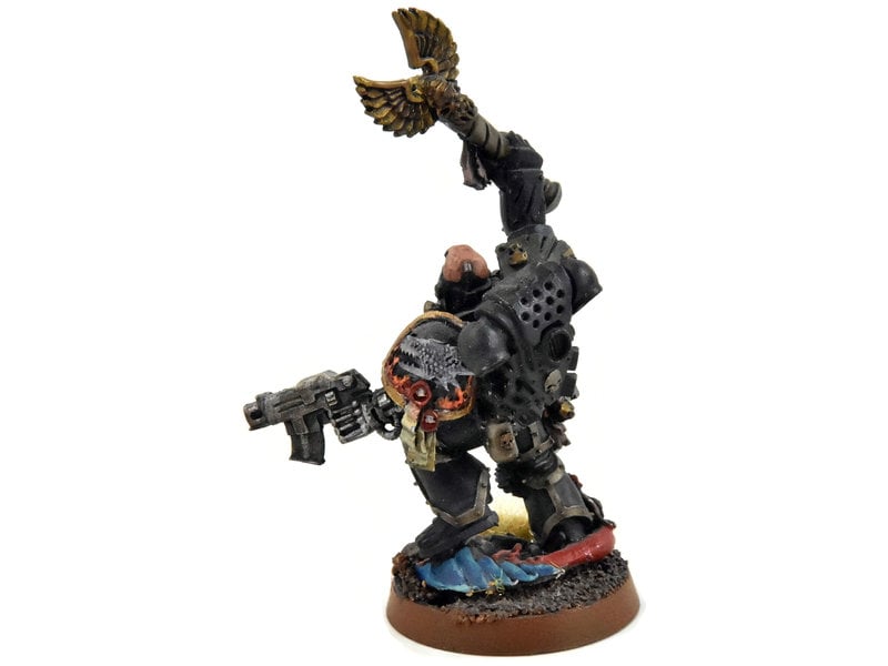 Games Workshop SALAMANDERS Chaplain #2 METAL WELL PAINTED Warhammer 40K