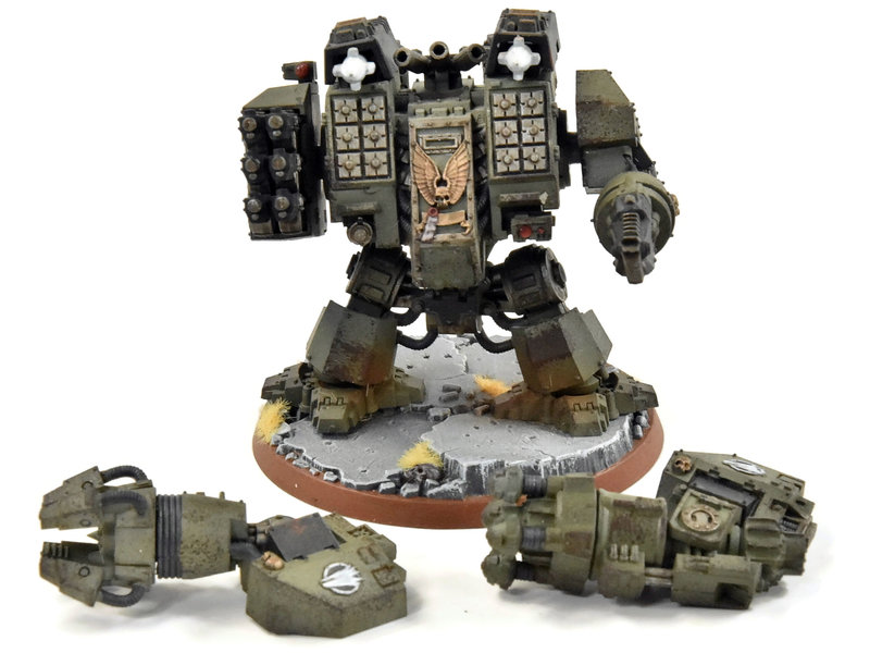 Games Workshop SALAMANDERS Dreadnought #2 WELL PAINTED Warhammer 40K
