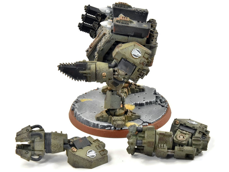 Games Workshop SALAMANDERS Dreadnought #2 WELL PAINTED Warhammer 40K