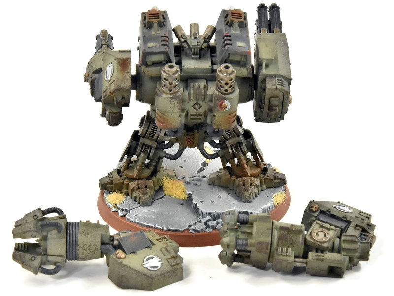 Games Workshop SALAMANDERS Dreadnought #2 WELL PAINTED Warhammer 40K