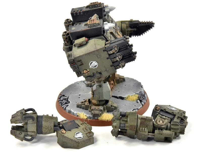 Games Workshop SALAMANDERS Dreadnought #2 WELL PAINTED Warhammer 40K