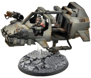 SALAMANDERS Land Speeder Storm #1 WELL PAINTED Warhammer 40K