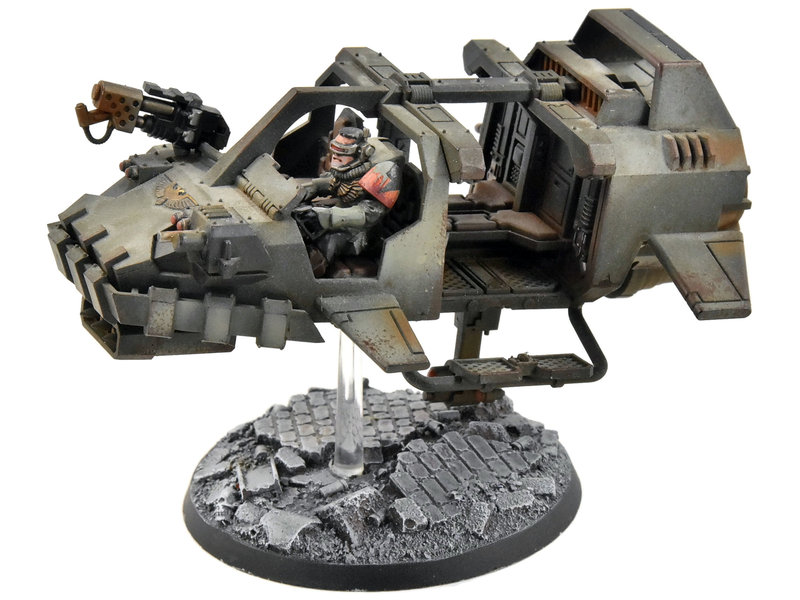 Games Workshop SALAMANDERS Land Speeder Storm #1 WELL PAINTED Warhammer 40K