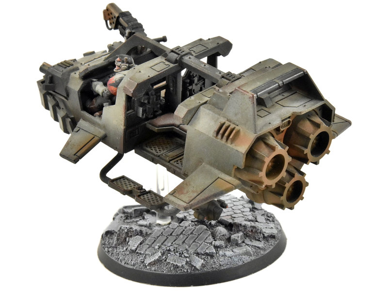 Games Workshop SALAMANDERS Land Speeder Storm #1 WELL PAINTED Warhammer 40K