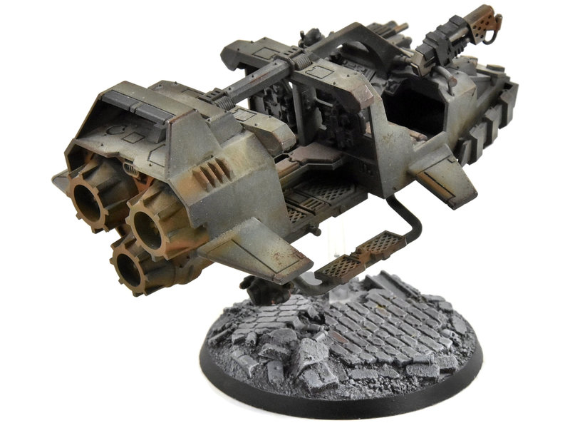 Games Workshop SALAMANDERS Land Speeder Storm #1 WELL PAINTED Warhammer 40K