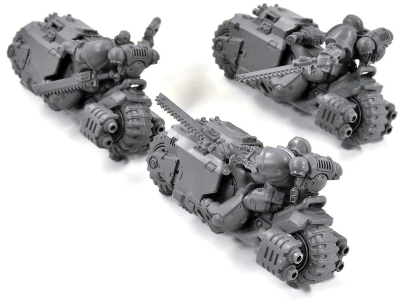 Games Workshop SPACE MARINES 3 Outriders #2 Missing Bases Warhammer 40K