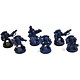 SPACE MARINES 6 Marines Command Squad #3 Some Metal Warhammer 40K