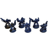 Games Workshop SPACE MARINES 6 Marines Command Squad #3 Some Metal Warhammer 40K