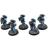 Games Workshop SPACE MARINES 5 Primaris Intercessors #5 PRO PAINTED Warhammer 40K Ultramarines