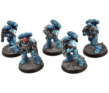 SPACE MARINES 5 Primaris Intercessors #3 PRO PAINTED Warhammer 40K Ultramarines