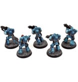 Games Workshop SPACE MARINES 5 Primaris Intercessors #3 PRO PAINTED Warhammer 40K Ultramarines