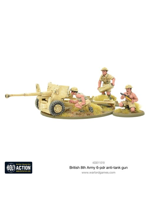 Bolt Action - 8th Army 6 pounder ATG