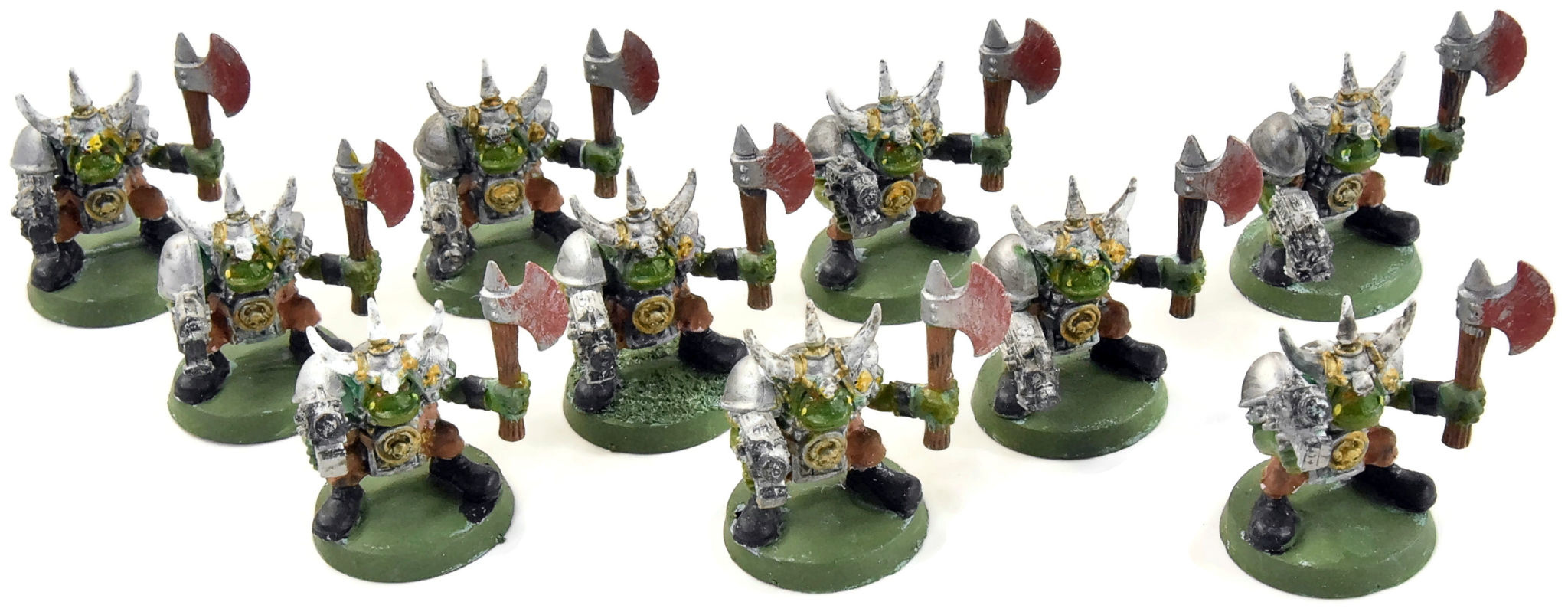 ORKS 10 Ork Boyz #21 Warhammer 40K Classic