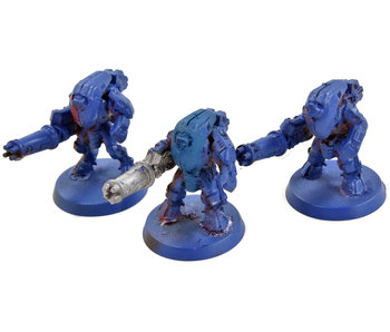 TAU EMPIRE 3 XV25 Stealth Suits #3 heavy Paint Warhammer 40K