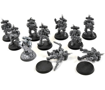 SPACE MARINES 9 Infiltrators & 1 Intercessors #1 Badly Glued Warhammer 40K