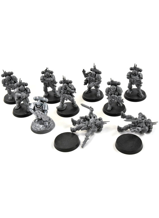 SPACE MARINES 9 Infiltrators & 1 Intercessors #1 Badly Glued Warhammer 40K