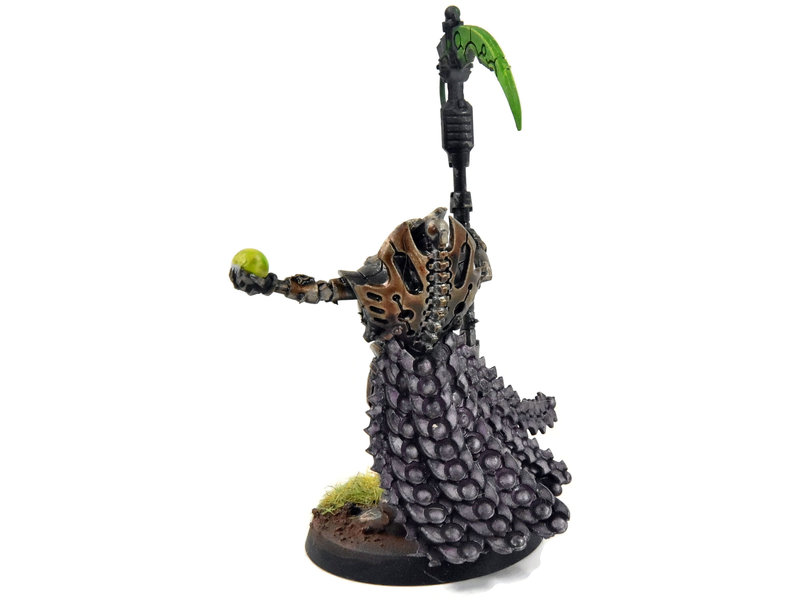 Games Workshop NECRONS Overlord with Ressurection Orb #1 Warhammer 40K WELL PAINTED