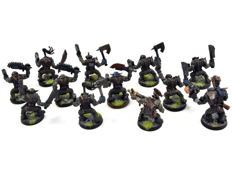 Games Workshop ORKS 10 Boyz + 1 Nob + 1 Heavy #11 Warhammer 40K