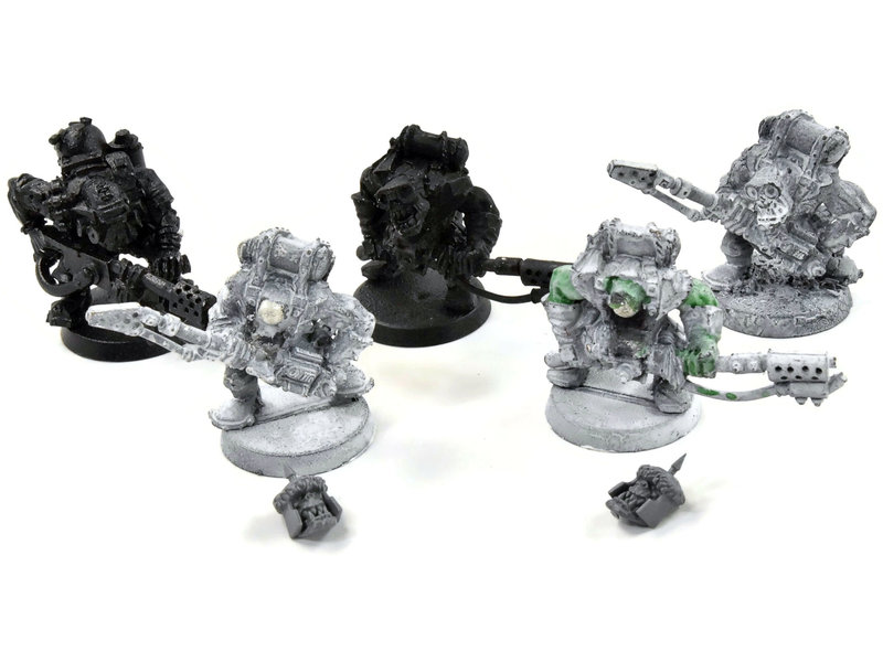 Games Workshop ORKS 5 Burna Boyz #4 METAL Warhammer 40K