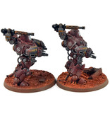 Games Workshop ADEPTUS MECHANICUS 2 Kastellan Robots #3 WELL PAINTED Warhammer 40K