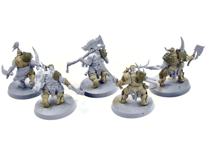 Games Workshop MAGGOTKIN OF NURGLE 5 Putrid Blightkings #1 Sigmar