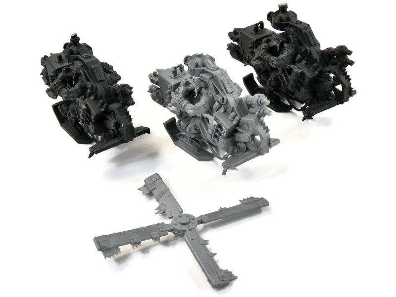 Games Workshop ORKS 3 Deffkoptas #2 missing Pieces Warhammer 40K