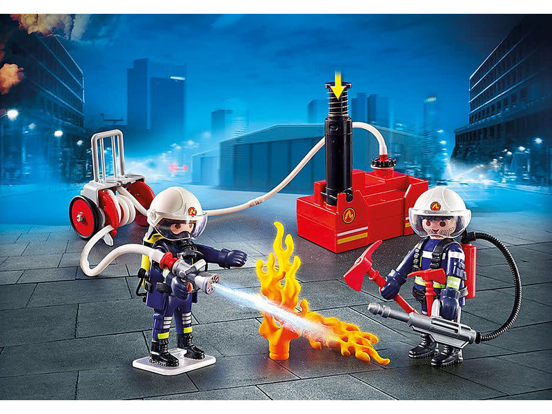 Playmobil Firefighters with Water Pump (9468)