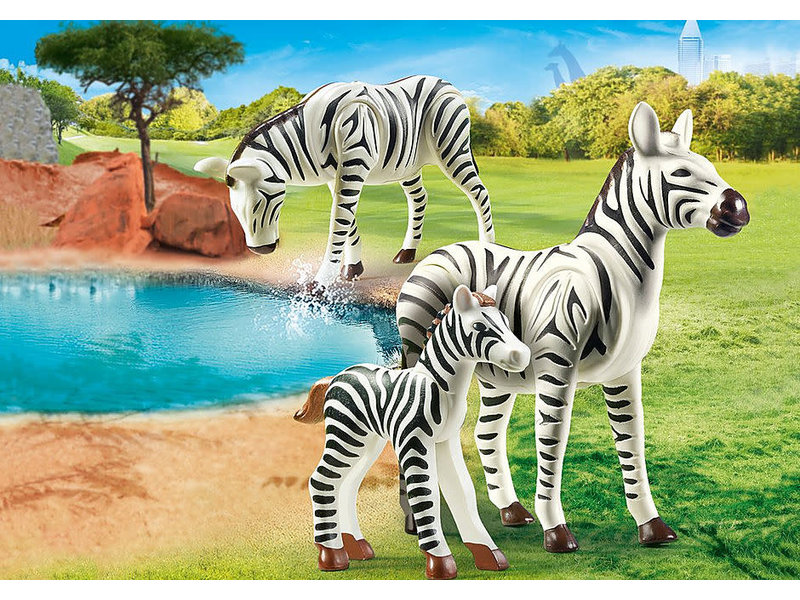 Playmobil Zebras with Foal (70356)