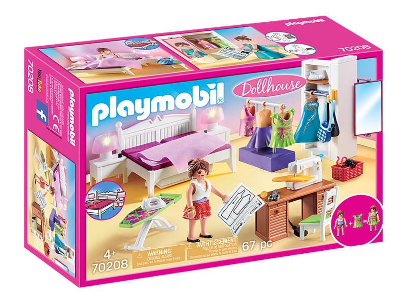 Playmobil Bedroom with Sewing Corner (70208)