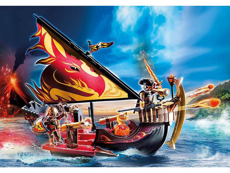 Playmobil Burnham Raiders Fire Ship (70641)