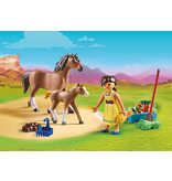 Playmobil Pru with Horse and Foal (70122)