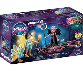 Crystal and Night Fairy with Spirit Animals (70803)