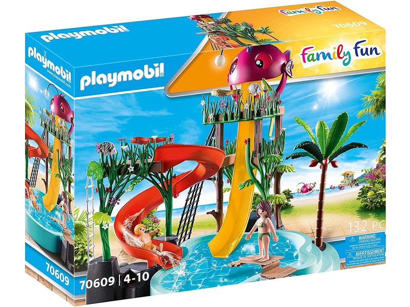 Playmobil Parc Aquatique Avec Toboggans (70609)