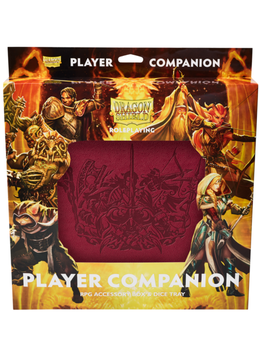 Dragon Shield Rpg Player Companion Blood Red