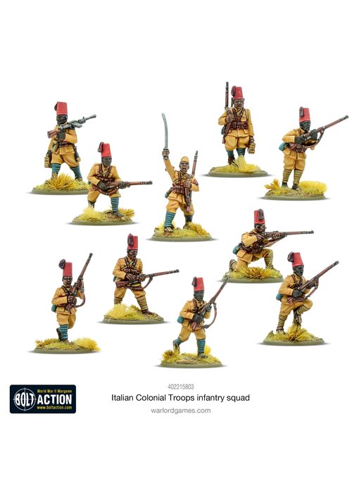 Italian Colonial Troops Infantry Squad