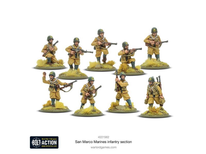 Warlord Games San Marco Marines Infantry Section