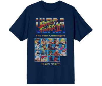 Street Fighter - M The Final Challengers Player Select Tshirt