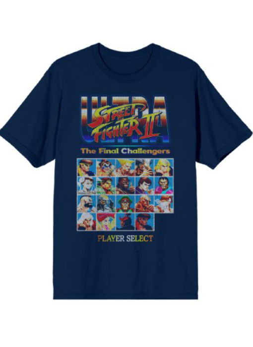 Street Fighter - M The Final Challengers Player Select Tshirt