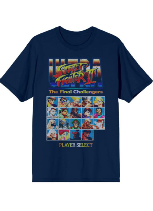 Street Fighter - XL The Final Challengers Player Select Tshirt