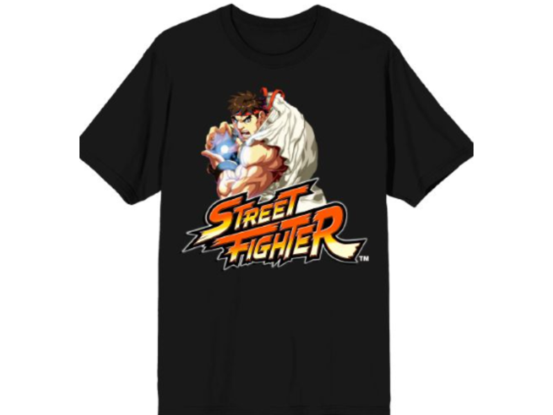 Bioworld Street Fighter - S  Ryu Logo Tee