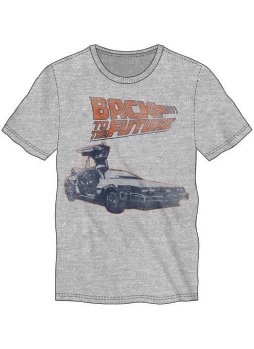 Back To The Future - S Back To The Future Retro Mens Ath Htr Tee