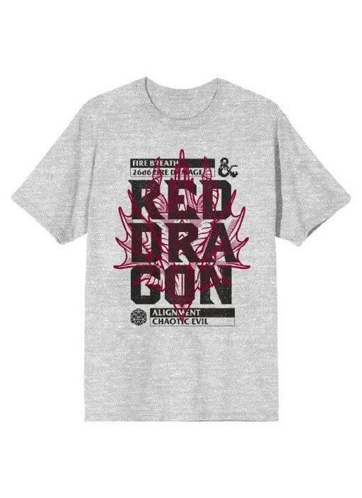 Dungeons And Dragons - S Red Dragon Head Tee
