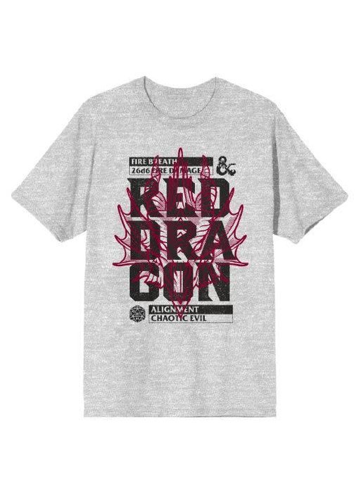 Dungeons And Dragons - S Red Dragon Head Tee