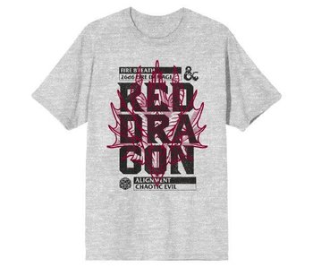 Dungeons And Dragons - M Red Dragon Head Tee
