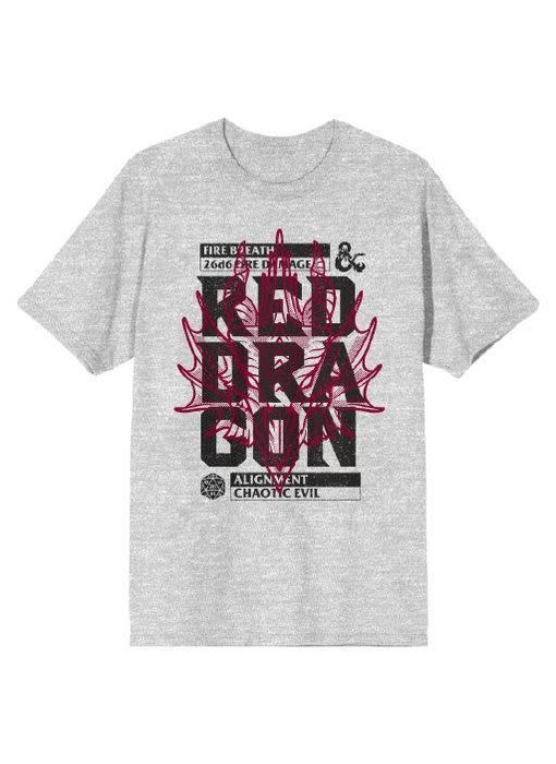 Dungeons And Dragons - L Red Dragon Head Tee