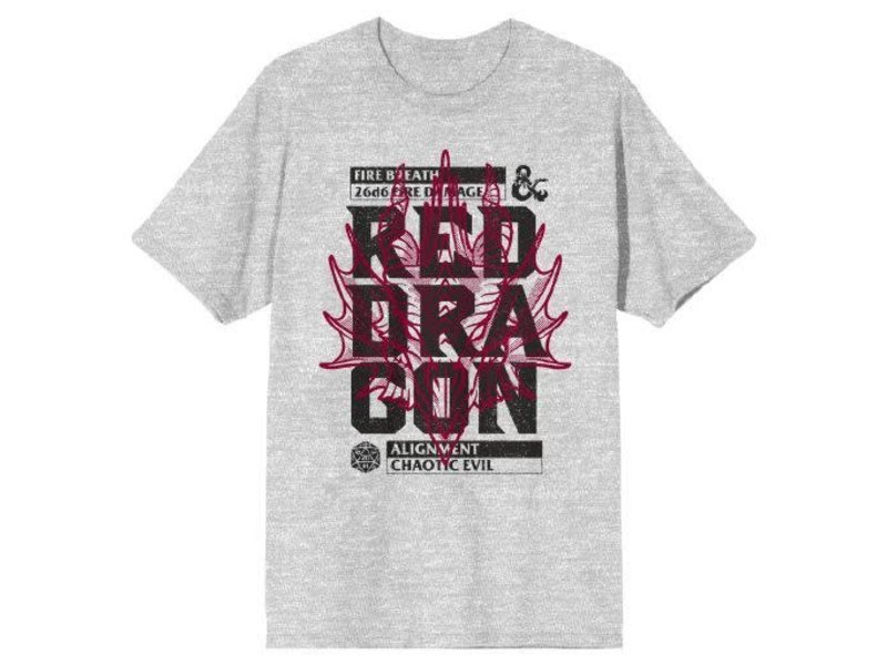 Bioworld Dungeons And Dragons - L Red Dragon Head Tee